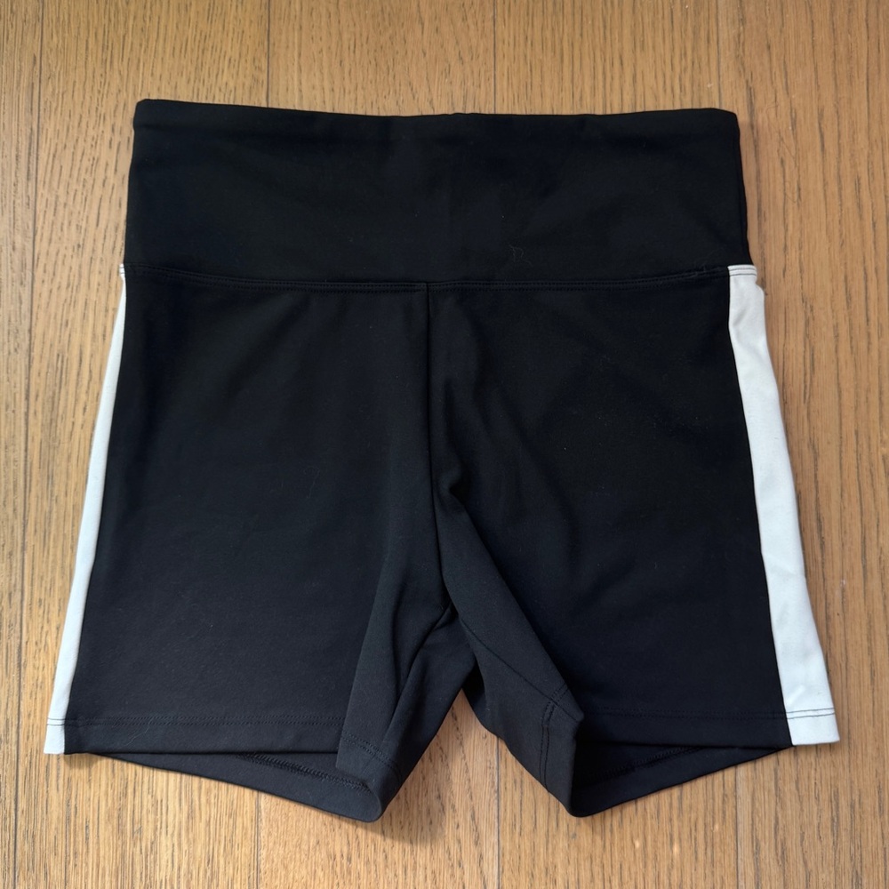 Express Bike Shorts Black and White NWT - Size S